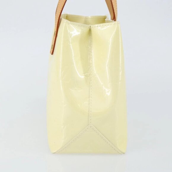 LOUIS VUITTON Monogram Vernis Reade PM Hand Bag Perle M91336 LV Auth 142816 - Picture 6 of 16